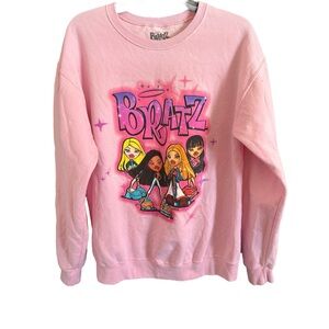 Brats pink pullover top graphic sweatshirt M y2k pink